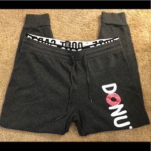 “Donut care” jogger sweatpants